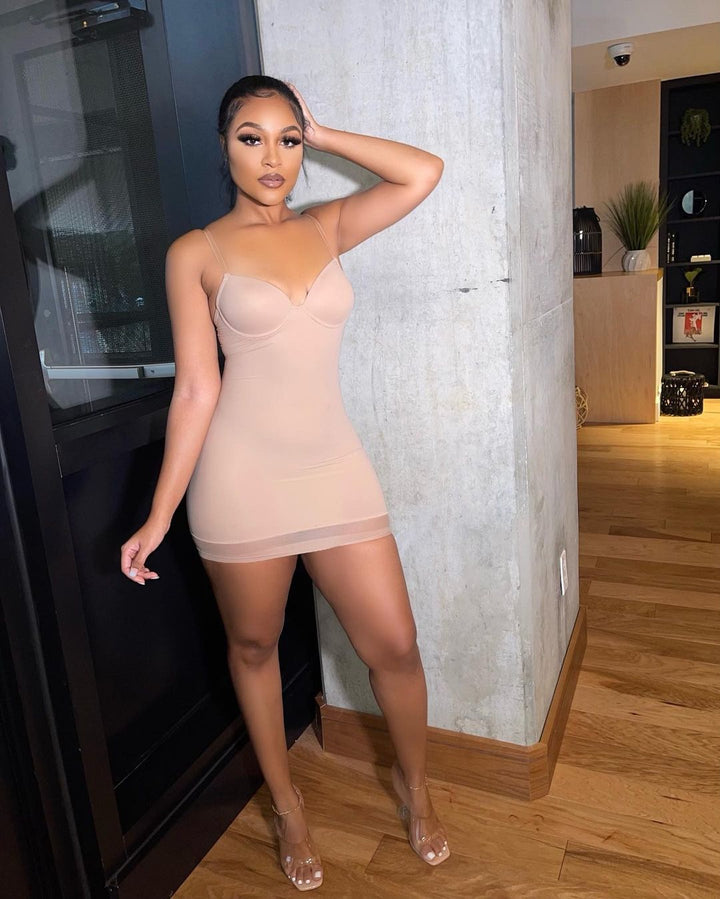 Body On Me Dress - Nude