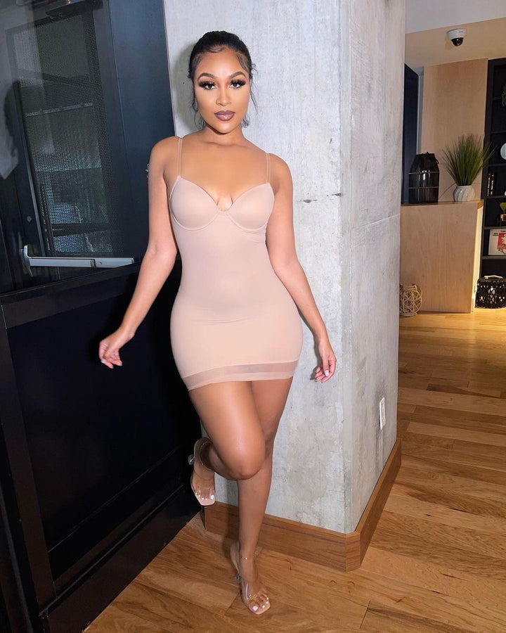 Body On Me Dress - Nude